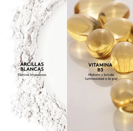 [Esika] Mascarilla Facial Aclaradora 3 en 1 Triple Acción 90g