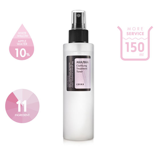 [COSRX] Tónico Tratamiento Aclarador AHA/BHA 150 ml