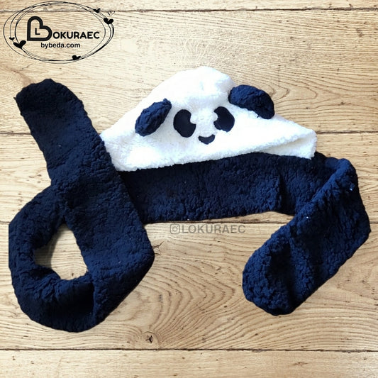 Panda Gorro Bufanda